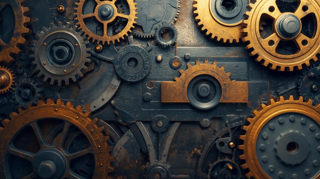 Random gears in an array